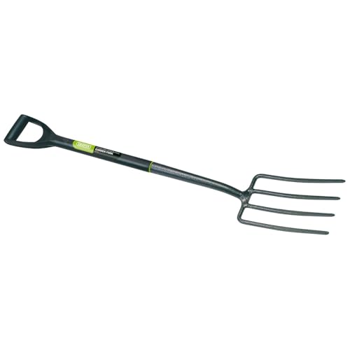 Consegna il giorno successivo Draper Tools 88793 Forca da Giardino in Acciaio al Carbonio Lunghezza Extra