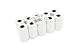 Confezione da 10 Rotoli Pos 57mm Lunghezza16mt per Registratore di Cassa Carta Termica per Ricevute Bancomat Rotolini per Terminale Pos (10 Rotoli)