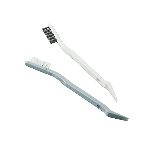 LocknLock Airtight Food Container Crevice Cleaning Brush (Pack of 2) Edge Cleaning, Separator Spatula, Cleaning Inside Rubber Packing, Length 7.7 inches, Hanging Loop