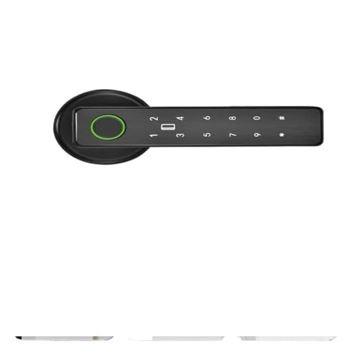 Serrure Empreinte Digitale WiFi Tuya SmartLife et Code RFID Noir - 3
