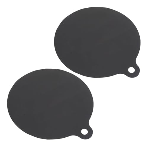 Sosoport 2 Piezas Protector para Inducción Almohadillas de Silicona Antideslizantes y Resistentes al Calor Alfombrillas Multiusos para Cocina y Encimera Negro