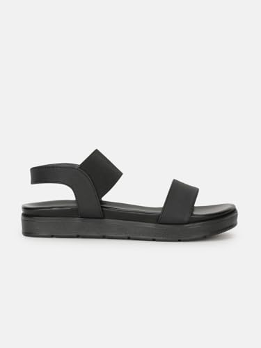 Image of Marc Loire Women Smart Casual Platform Heel Fashion Sandal With Slingback Strap
