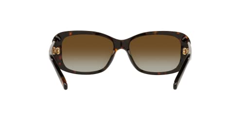 Vogue Eyewear Woman Sunglasses Dark Havana Frame, Polar Brown Gradient Lenses, 55MM4