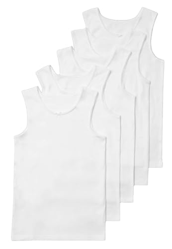 Marks & Spencer 5Er-Pack Unterhemden Aus Reiner Baumwolle Mit...