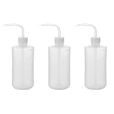 LATRAT 3 Pièces Arrosoir Bouteille d'arrosage en Plastique, 500ML Flacons Souples avec Pipette étroite, de Lavage avec Bouche étroite Bouteilles Compressibles pour Labo de Tatouage Jardin Plantes
