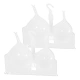 ASAKKURA Maniquí de Sujetador para Mujer Pequeño Color Claro, 2 Piezas, con Percha para Ropa Interior Femenina, Maniquí para Tienda de Ropa y Exhibición de Sujetadores