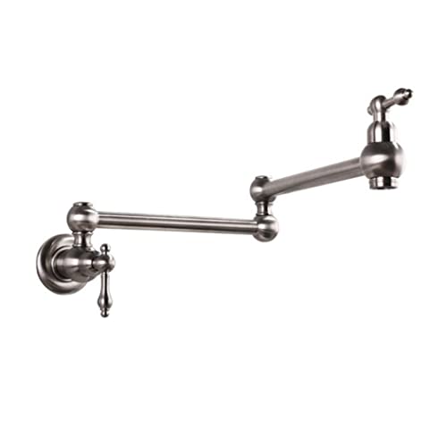 Robinet d'évier mural simple extensible en laiton anti-encombrement - 2