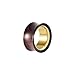 2PCS Hollow Gold Stainless Steel/Sandalwood Two Tone Ear Tunnels Plugs Double Flared Expander Ear Gauges Stretched Piercing Body Jewelry (3/4