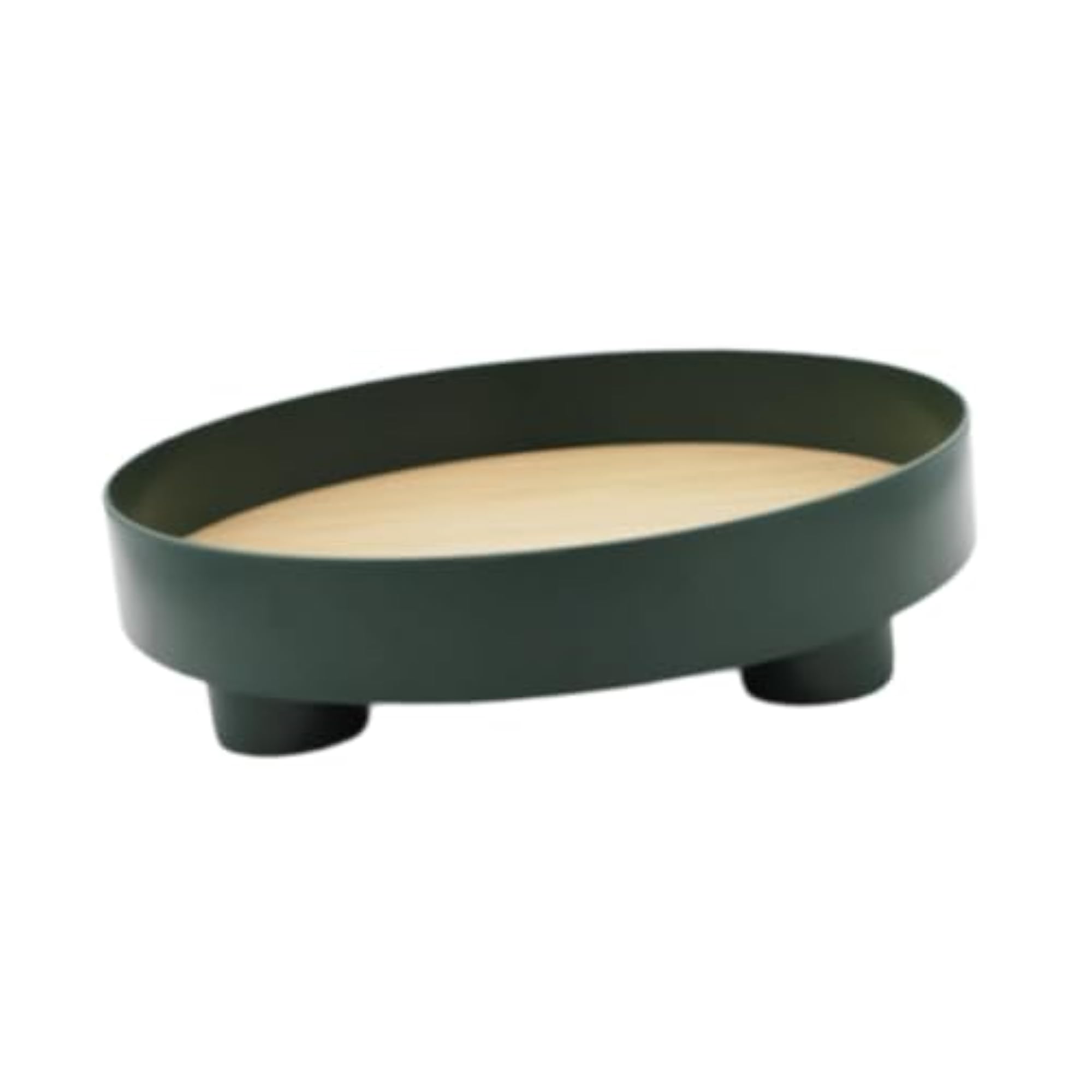Portable Round Vanity Serving Tray for Hotel & Fruit Bar