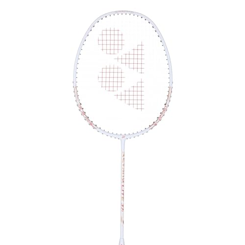 Image of Yonex Astrox Lite 37i Strung Badminton Racquet, Lightweight, High Flex, Fast Swing Power and Control, for Beginners and Intermediate Players (Pearl White, 5U5)