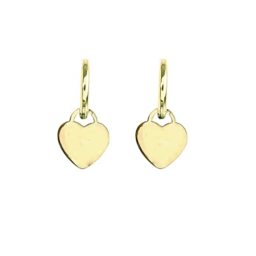 inSCINTILLE Corazón Rock - Pendientes de mujer de acero inoxidable Cover