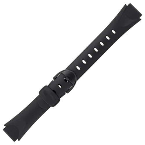 Correa de reloj de repuesto Casio   Negro   10129723 para LW 200 1AV LW 200 1BV, Resina