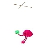 Handgehaltene plüschtiere - straußenmarionette, lustiges eltern-kind-interaktionsspielzeug für die schule kann die fingerflexibilität des kindes trainieren, plüschtier-handpuppe