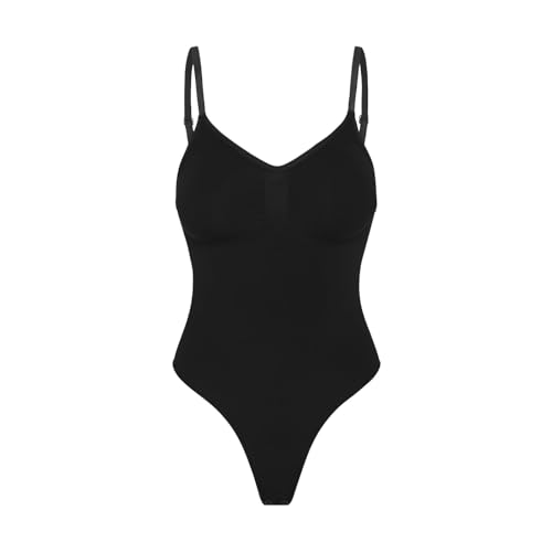 creamy fabrics Damen Figurformender Shapewear Bodysuit mit...