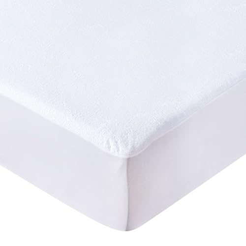 Opiniones de Colchones para cunas los 10 mejores. 43 Nap Baby Protector de Cuna Cubre Colchón Impermeable para Colchón Cuna de 70x130 cm o bebé, 100% Absorbente, Cubierta Protectora Infantil, hipoalergénico