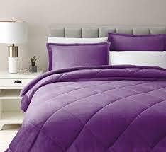 Edredón reversible de 1 pieza, relleno de edredón alternativo con pestañas en las esquinas, sin fundas de almohada para todas las estaciones, 2