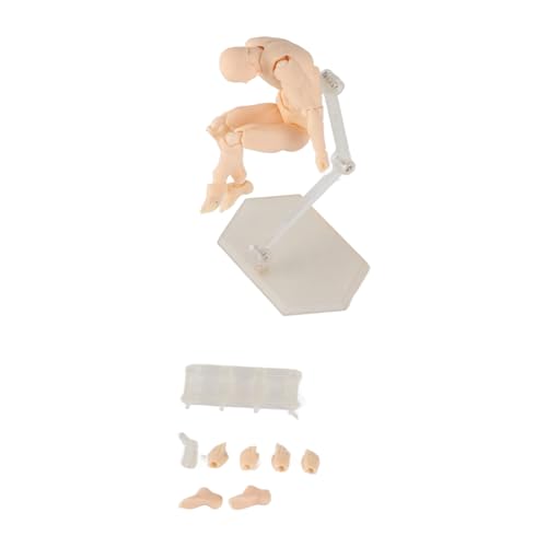 HEEPDD Drawing Mannequin Action Figure, PVC Male Model with Adjustable