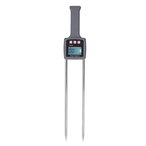 Portable Hay Moisture Meter, Precise Hay Moisture Tester with Probe