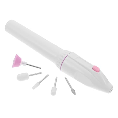 FIXOSHEE Manucure Polisseuse Électrique Portable Compacte Ponceuse Ongles Multifonction Silencieuse pour Usage Professionnel et Domestique Outil Sans Batterie pour Ongles Épais et
