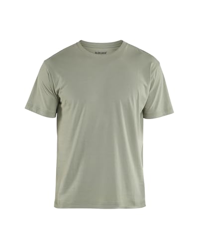 Camiseta de trabajo Blaklader 3525 verde alga talla M de algodón