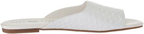 Katy Perry Women's The Aqua Flat Sandal, White, 5.5 Medium US | Image 5