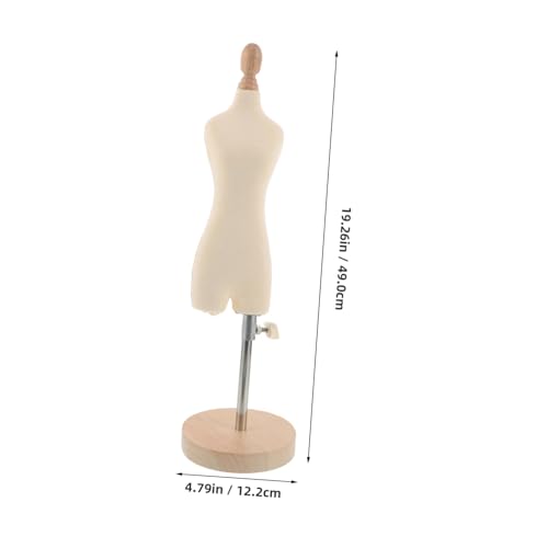 Mannequin de couture ajustable en bois TEHAUX accessoire pour professionnels de mode - 3