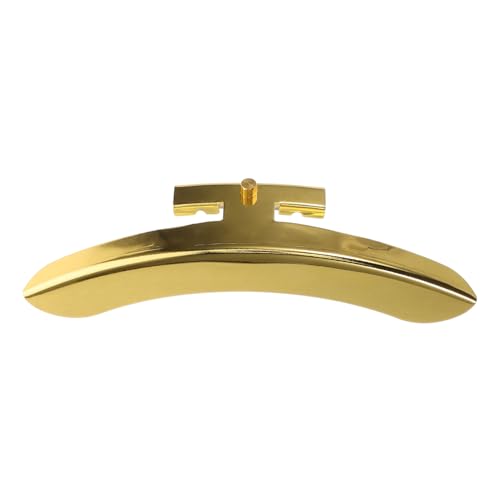 ifundom Banjo Pickguard Instrument Accessories Banjo Accessories Parts Metal Instrument Tools Ukulele Bridge Golden Metal