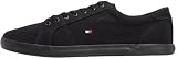 Tommy Hilfiger Baskets Vulcanisées Homme Chaussures, Noir (Black/Black), 45