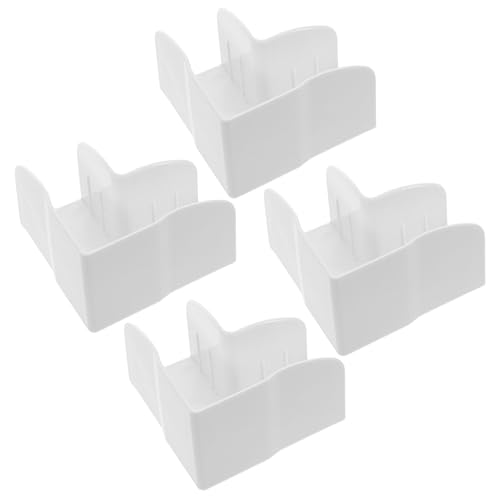 VANZACK Stabilizer 4 Pack Replacement Clips Extra Wide Baby Gate Base Retractable Suction Cup Design Childproof