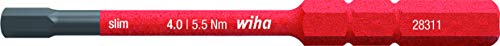 Wiha 37225 2831-18 SW slim-Vario VDE Embout de vissage 6 pans isolé pour porte-embout slimVario 4,0 x 75 Cover