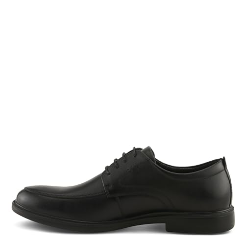 Spring Step Men’s Cedric Oxford – Classic Leather Lace-Up Dress Shoe with Stacked Heel and Cushioned Insole3
