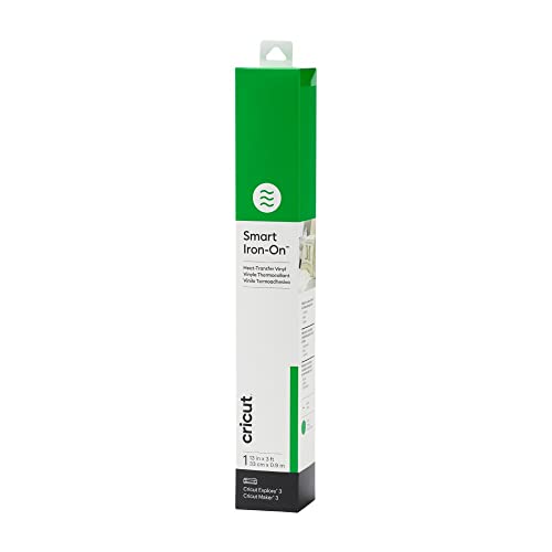 Cricut Smart Iron On Grass - 3ft Roll (13x36) Heat Transfer Vinyl for Maker & Explore Machines- Matless Cutting for Long cuts up to 12ft