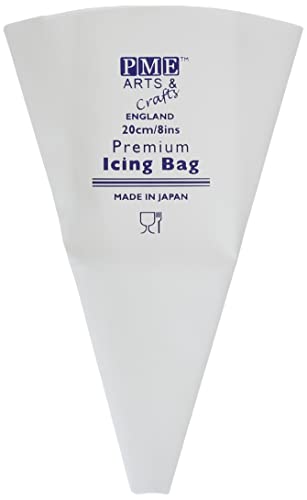 PME Premiun Icing Piping Bags, 8.0-inch, White