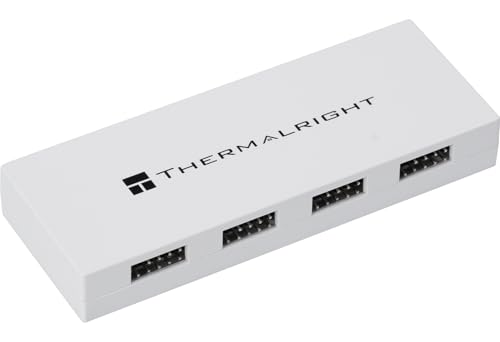 Thermalright Interal USB 2.0 Hub X5, SATA Powered, Magnetic Mount, 9-Pin USB Expansion for PC