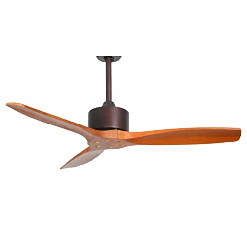 F-AIR Ventilador de Techo Motor 35w DC Aspas en Madera Oscura