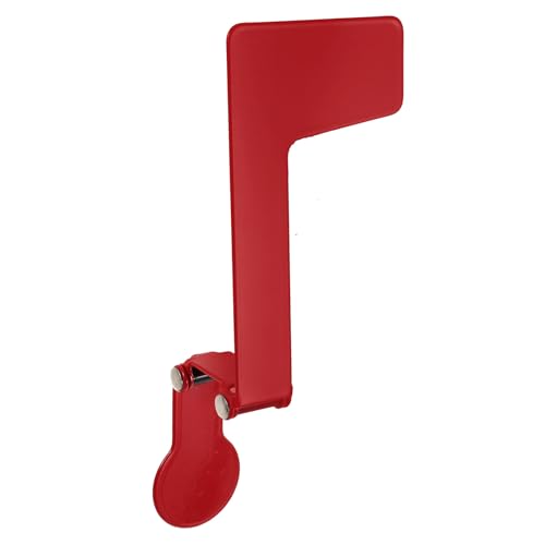 COLLBATH Parti di ricambio per bandiera per cassetta postale - Sostituzione della bandiera di segnalazione rialzata in plastica per portalettere - Accessorio per cassetta postale in metallo per