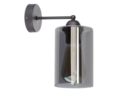 KAR LIGHTING Wandlampe | 1 flammige Wandleuchte | Wandleuchte aus Metall, Glas | Farbe: Chrome-Grau, Fassung: E27 |Hängelampe für Wohn- und Bürobereiche KAR LIGHTING Wandlampe | 1 flammige Wandleuchte | Wandleuchte aus Metall, Glas | Farbe: Chrome-Grau, Fassung: E27 |Hängelampe für Wohn- und Bürobereiche
