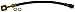 Dorman H620754 Rear Passenger Side Brake Hydraulic Hose Compatible with Select Chevrolet / Oldsmobile / Pontiac Models
