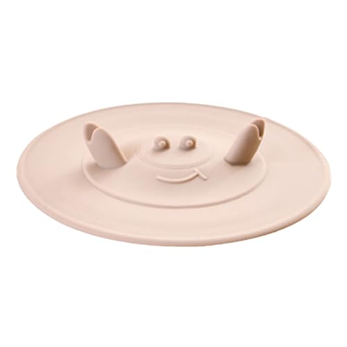 Nybhyjka Fundas de silicona para tazas, de silicona con agujero para popote, cubierta en forma de, protector de beber que se adapta a todos los tamaños de taza, hogar, cocina, viajes