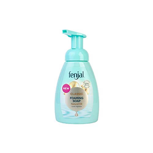 fenjal Jabón de espuma – 250 ml, jabón de manos vegano con aceite de jojoba y manteca de karité, delicado con la piel, aroma oriental – Classic