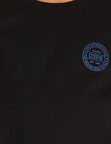 U.S. Polo ASSN. Boy's Ribbed Neck Cotton IKEA Regular Fit T-Shirt (Pack of 1)