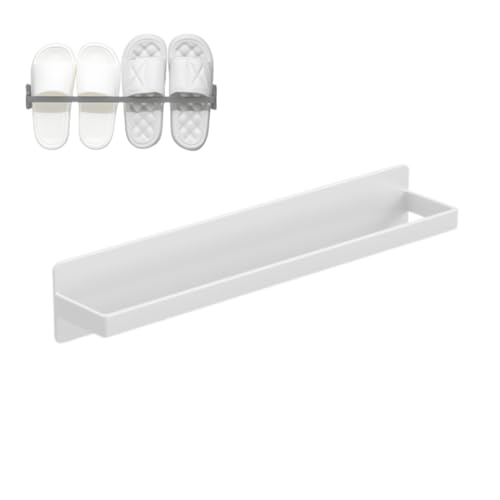 Tropchou スリッパラック スリッパ立て 傘立て タオル掛け 壁掛け 収納 玄関 お風呂 マグネット (ホワイト1本)