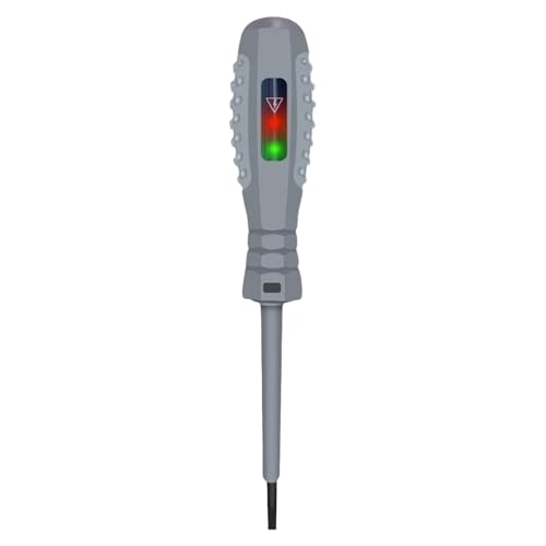 電圧テスタードライバー - 磁気チップ付き非接触活線検出ペン、12V-250V AC/DC 回路テスター |電気技師向けポケット電気テストツール ホーム DIY 安全チェック
