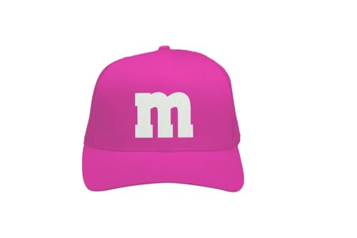 MM Mesh Cap – Basecap – M und M Damen Kostüm Zubehör – Gruppen Baseballcap für Karneval, Fasching, Festival & JGA – bunte M&M Verkleidung Mütze – Partyhut für Damen & Herren – Unisex One Size
