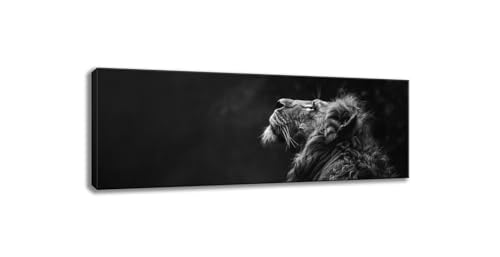 Kit Peinture Diamant Lion 90x270cm pour Décoration Murale de Salon Moderne