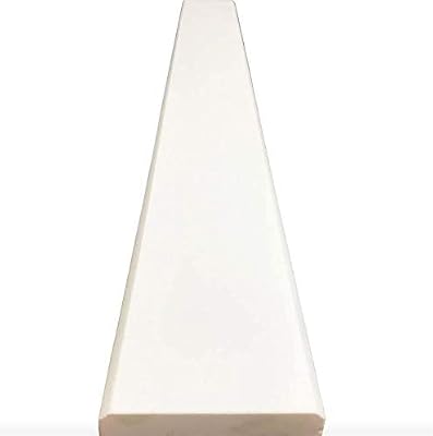 Solid White Engineered Marble Threshold (Marble Saddle) - Polished - (5" x 36")