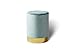 LIFA LIVING Pouf Salon Rond Vert, Tabouret Velours Élégant avec Base en Métal Dorée, Repose Pied Salon Ottoman Ultra Doux, Pouf Salon Design 30 x 38 cm
