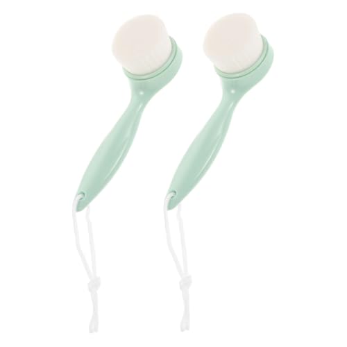 Didiseaon Skin Cleaning Brush Set 2pcs Face Scrub Brush Gentle Face Exfoliator Tool for Women for Cleansing