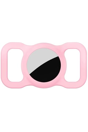 CaseOnn Kılıf Evcil Hayvan için Boyun Tasma Aparatı Pembe Pembe Apple AirTag ile uyumlu