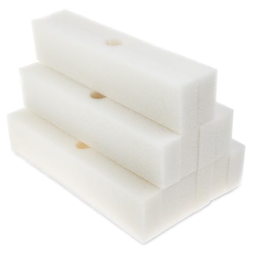 LTWHOME Compatible Mousseux Filtration Tapis Convient pour Fluval FX4 / FX5 / FX6 Aquariophilie (Paquet de 12)